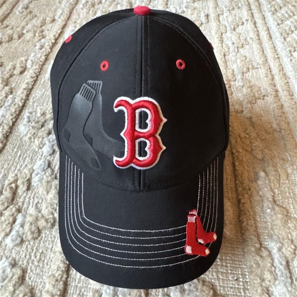 Nineteen47 '47 Twins Boston Red Sox Hat Black Red Baseball Graphic Strapback